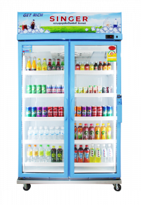 ตู้แช่ เครื่องดื่ม2ประตู ขนาด 28 คิว รุ่น SGPM-2803