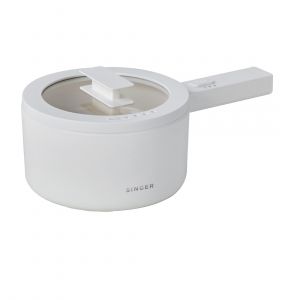 กะทะไฟฟ้า อเนกประสงค์ Electric Multi Pot ความจุ 1.5 L สีขาว รุ่น SGSMC15